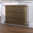 CI-RC813-20-MET-PALE-GOLD-LS01 - Richmond 4 Column Victorian Cast Iron Radiator H813mm x W1657mm CI-RC813-20-MET-PALE-GOLD-LS01 - Richmond 4 Column Victorian Cast Iron Radiator H813mm x W1657mm